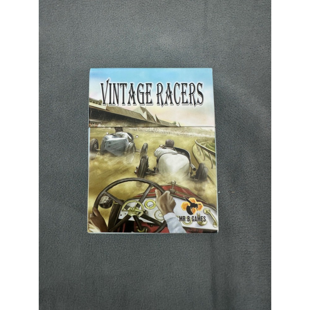 Mr. B Games Vintage Racers Game Retro Auto Racing‎ Strategy Single Deck Version